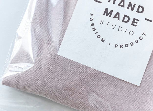 Pink Top In A Plastic Package Mockup Psd