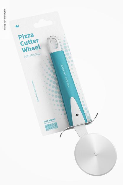 Pizza Cutter Wheel Mockup Psd