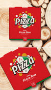 Pizza Packaging Box Psd Mockup