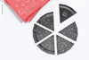 Pizza Plates Mockup, Top View Psd