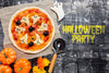 Pizza Treat For Halloween Party Psd