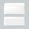 Plain Paper Envelope Design Mockup Vector Psd
