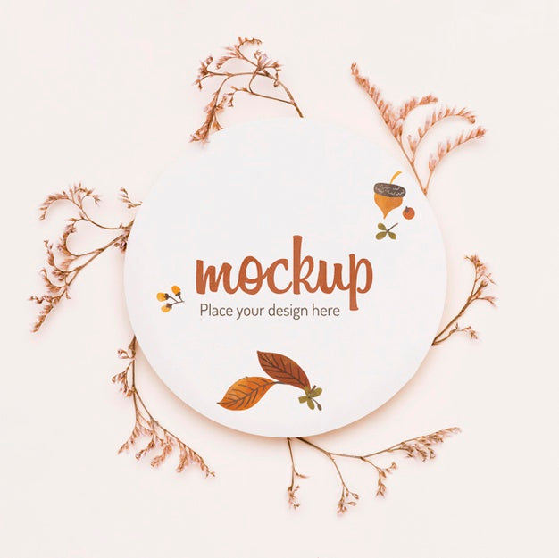 Plants Assortment Mock-Up Design Psd