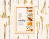 Plants Composition Autumnal Mock-Up Style Psd