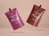 Plastic Bag, Foil Pouch Bag Packaging. Package For Branding And Identity. Ready For Your Design Psd