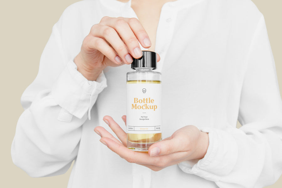 Plastic Bottle Psd Mockup