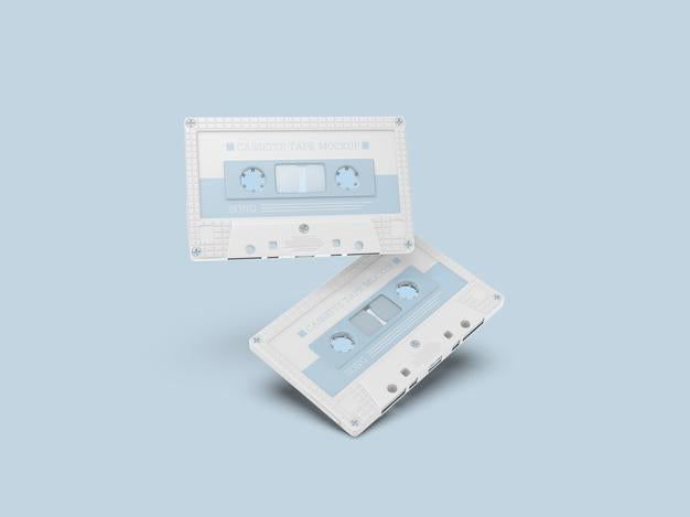 Plastic Cassette Tape Mockup Psd