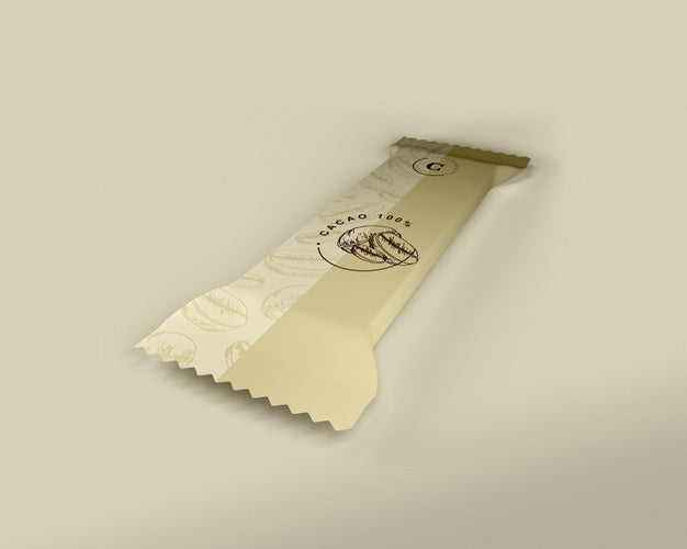 Plastic Chocolate Bar Packaging Design Psd