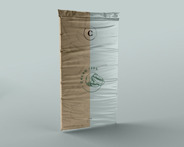 Plastic Chocolate Tablet Packaging Design Psd