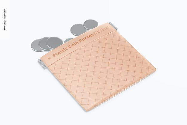 Plastic Coin Purse Mockup Psd