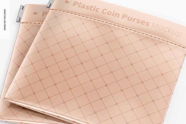 Plastic Coin Purse Mockup Psd