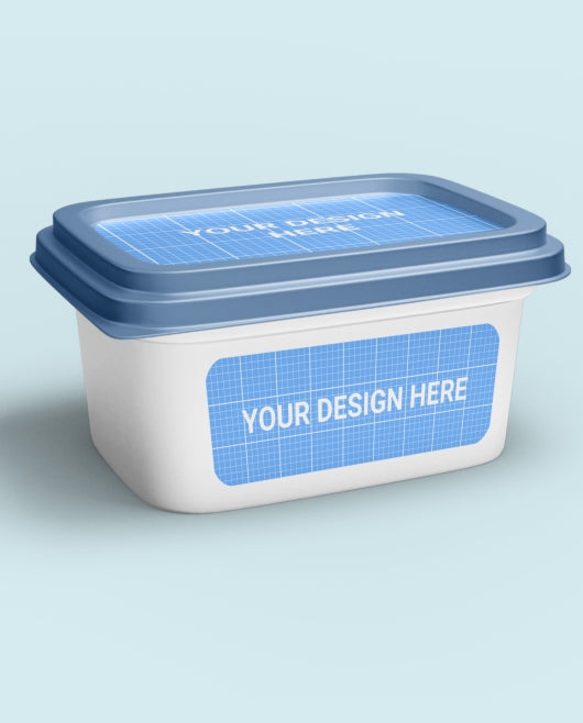 Plastic Container Mockup Template