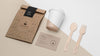 Plastic Cup And Paper Bag For Coffee Psd