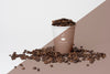 Plastic Cup With Coffee Beans Psd