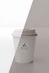 Plastic Cup With Coffee Mock Up On Table Psd