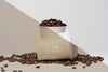 Plastic Cups With Coffee Beans Psd