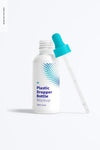 Plastic Dropper Bottle Mockup, Front View Psd