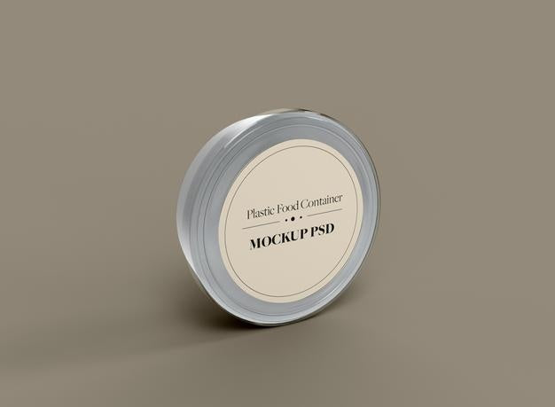 Plastic Food Container Mockup Psd