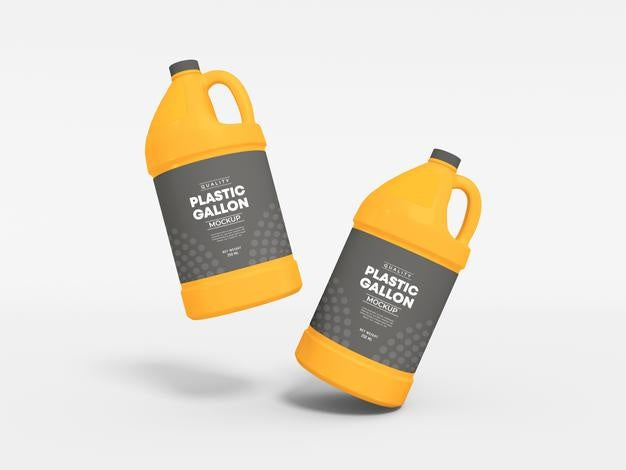Plastic Gallon Mockup Psd