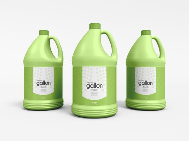 Plastic Gallon Mockup Psd