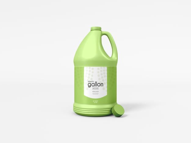 Plastic Gallon Mockup Psd