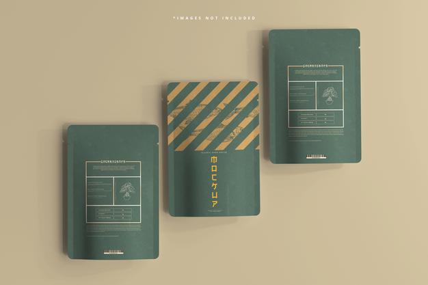 Plastic Pouch Mockup Psd