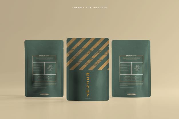 Plastic Pouch Mockup Psd