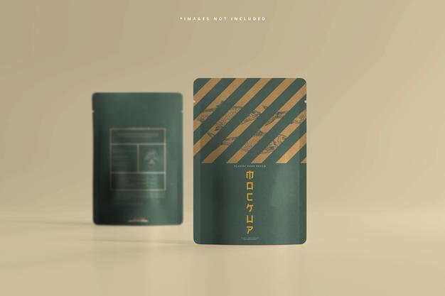 Plastic Pouch Mockup Psd