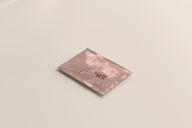 Plastic Sachet Packet Mockup Psd