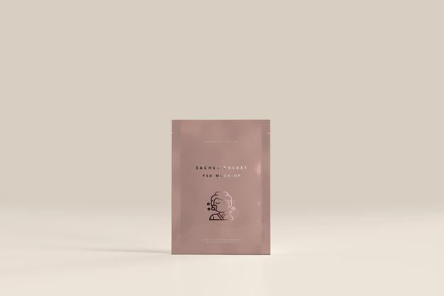 Plastic Sachet Packet Mockup Psd