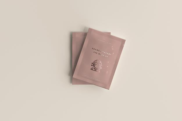 Plastic Sachet Packet Mockup Psd