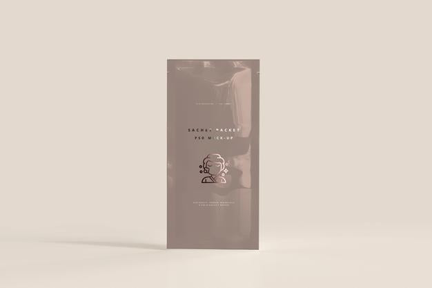 Plastic Sachet Packet Mockup Psd