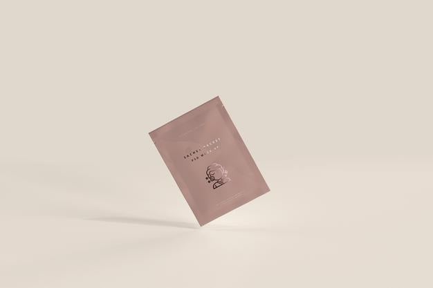 Plastic Sachet Packet Mockup Psd