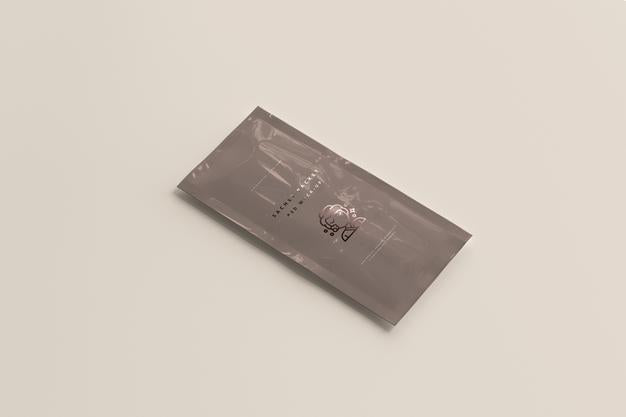 Plastic Sachet Packet Mockup Psd