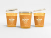 Plastic Soup Container Packaging Mockup Psd