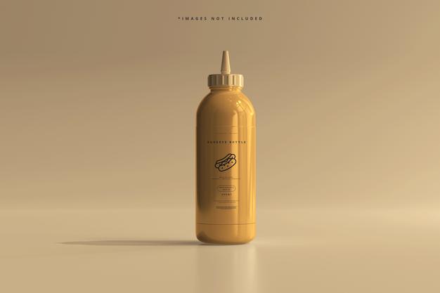 Plastic Squeeze Bottle Mockup Psd