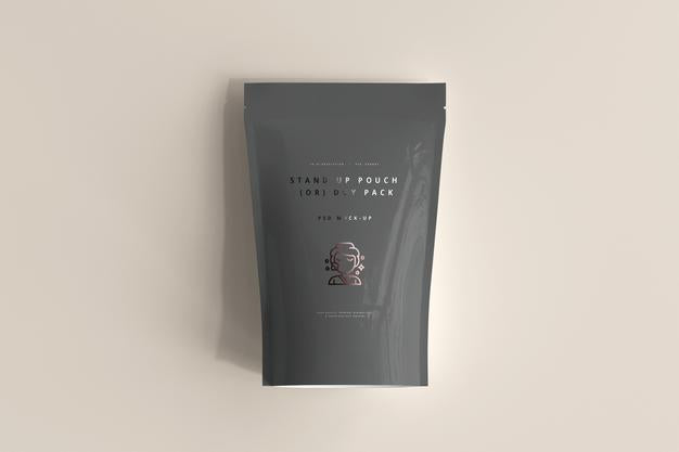 Plastic Stand-Up Pouch Mockup Psd