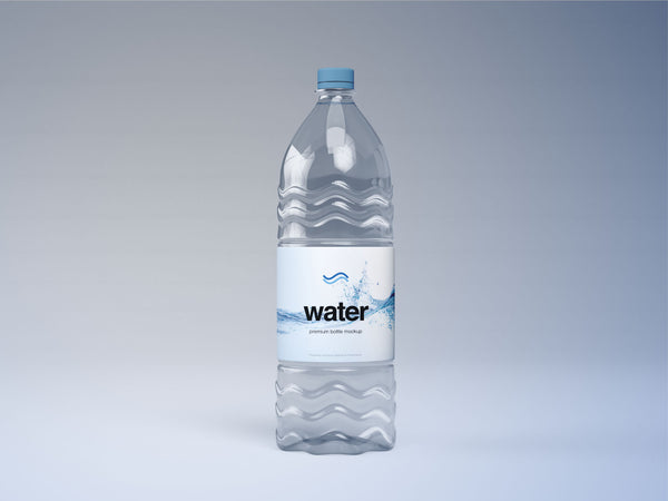 Plastic Water Bottle Mockup - Mockup Hunt