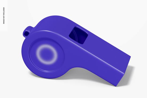 Plastic Whistle Mockup Psd