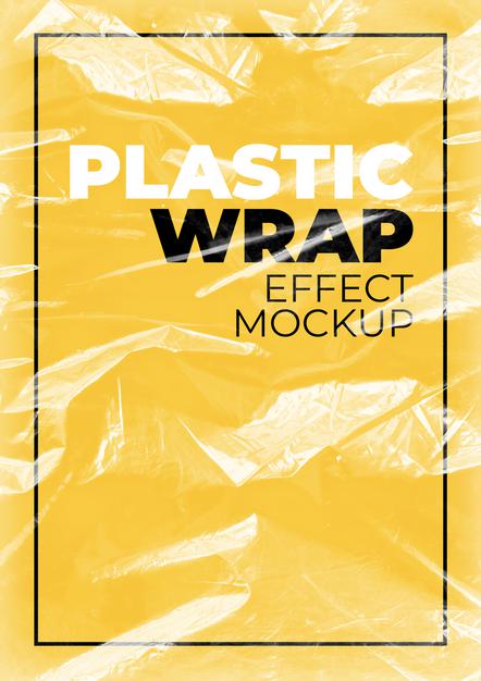 Plastic Wrap Mockup Psd
