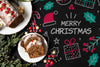 Plate With Cookies Prepared For Christmas Holiday Psd