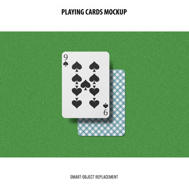 Playing Cards Mockup Psd