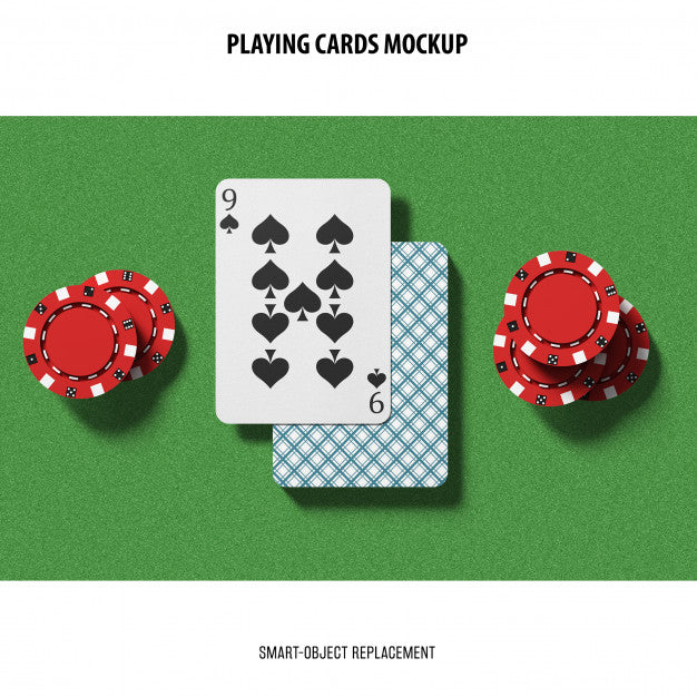 Playing Cards Mockup Psd