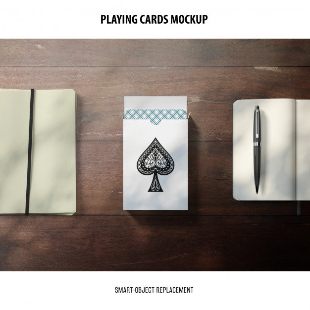 Playing Cards Mockup Psd