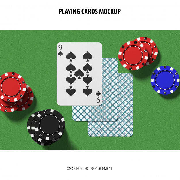 Playing Cards Mockup Psd