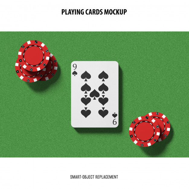 Playing Cards Mockup Psd