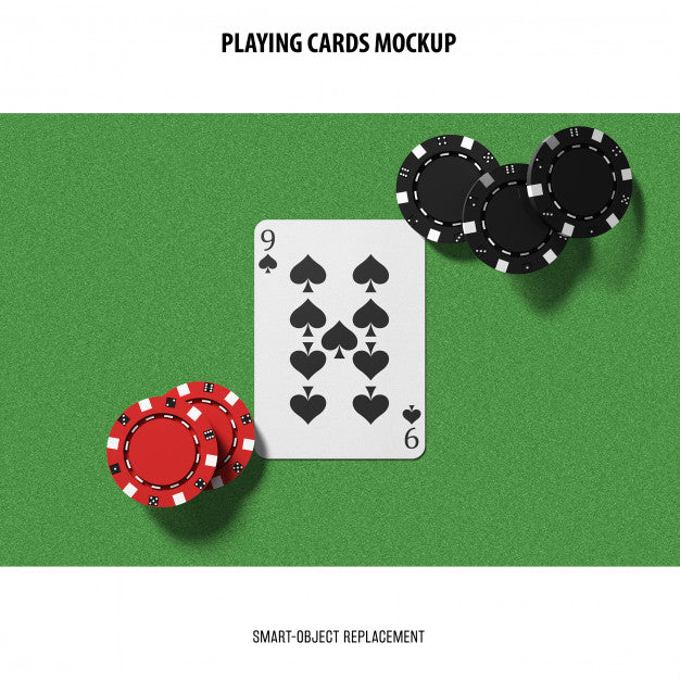 Playing Cards Mockup Psd