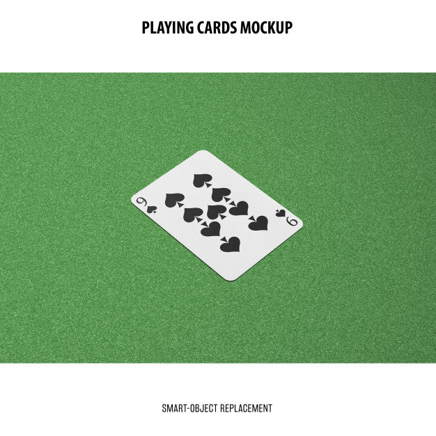 Playing Cards Mockup Psd