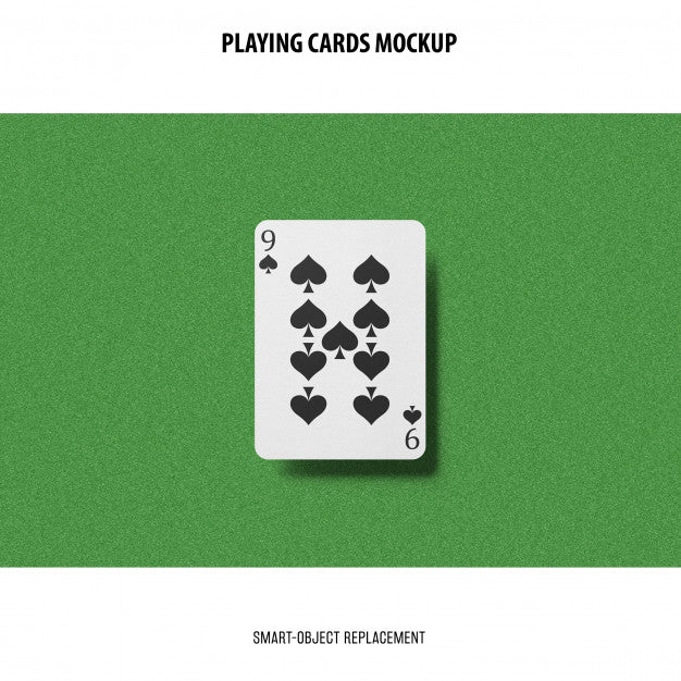 Playing Cards Mockup Psd