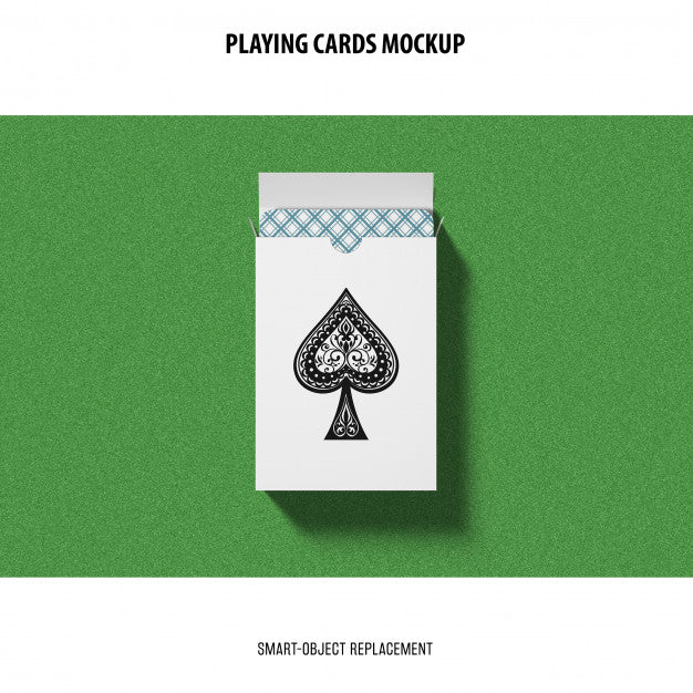 Playing Cards Mockup Psd